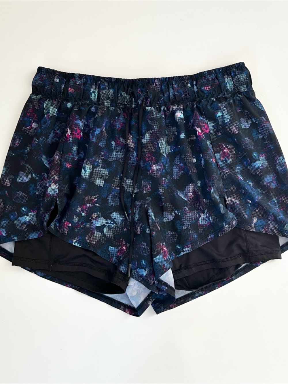 Avia Women’s Navy Floral-Print Athletic Shorts